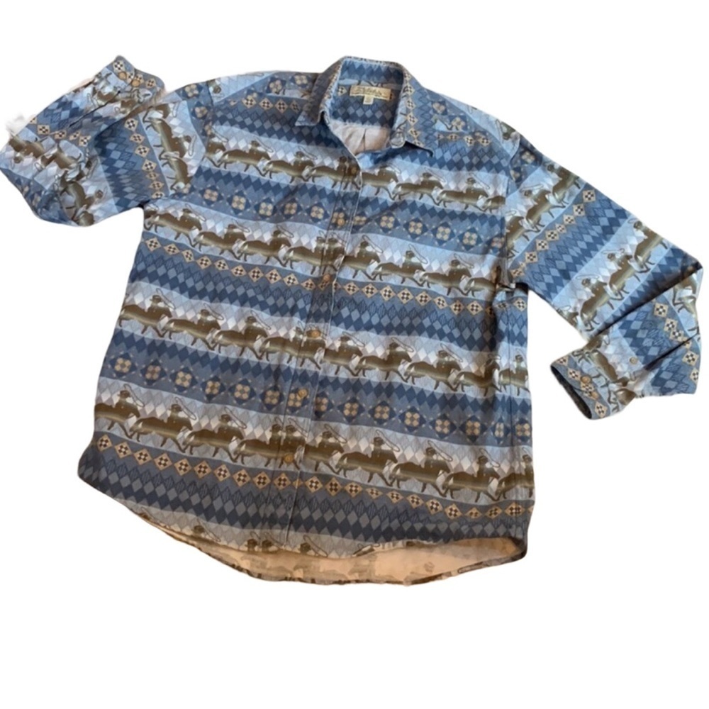 Women’s Cabela’s flannel shirt with western print Size XL